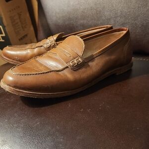 Classic Brown Leather Loafers for Women